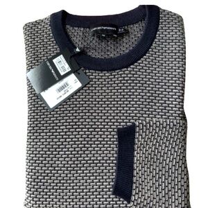 EMPORIO ARMANI NWT for men,sweater, long sleeve, New, Size XXL, Fabric